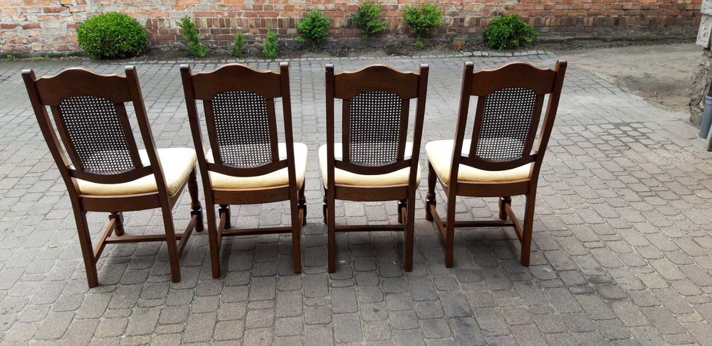 Krzesła holenderskie w bdb stanie lite drewno