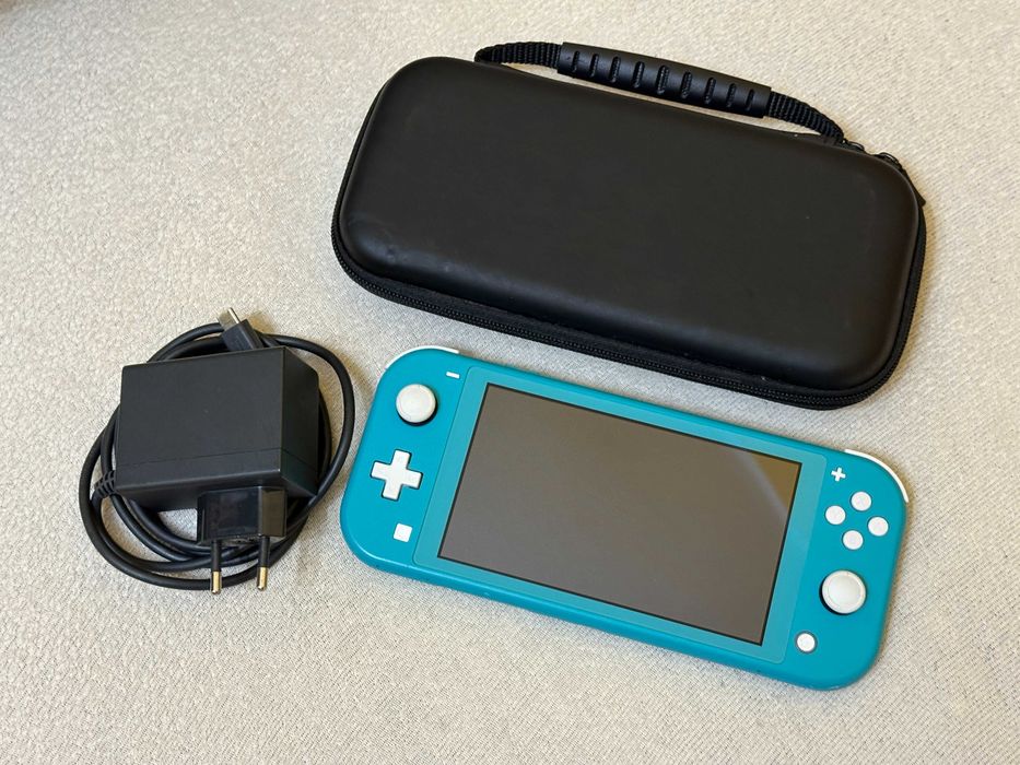 Konsola Nintendo Switch Lite Uszkodzona Zasilacz+Etui