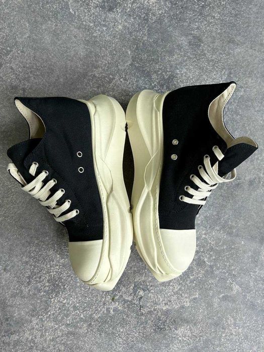 Rick Owens DRKSHDW Abstract Ramones jumbo lace laces кеди кросівки