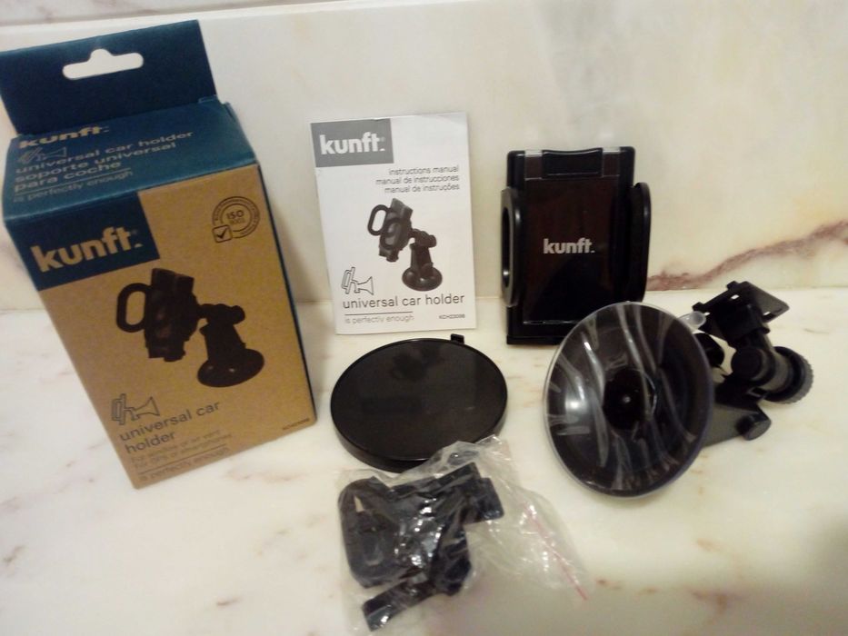 Suporte Universal para carro-Para GPS ou Smartphones, marca Kunft-NOVO