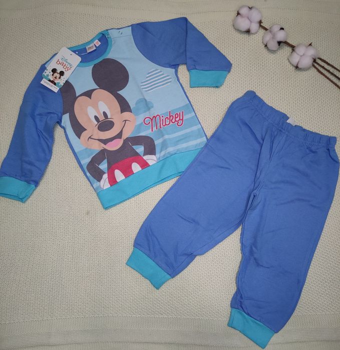 Теплі байкові костюми, комплекти,піжами для хлопчиків Bing та Disney baby на 80,86,92,98