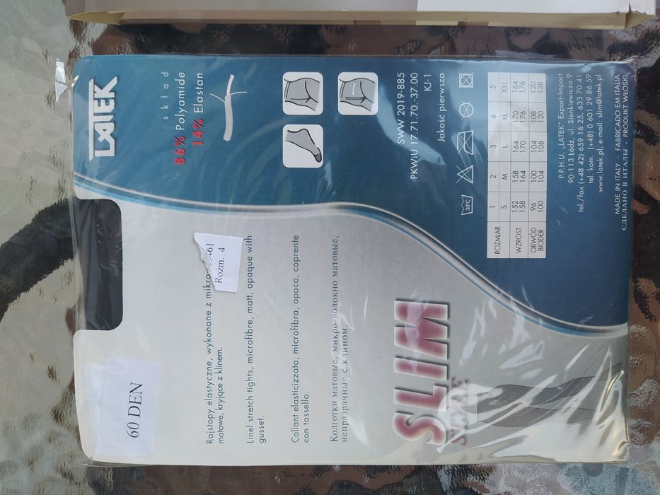 Zestaw 2 par rajstop mikrofibra XL 60 den rozmiar 4 ciemny grafit