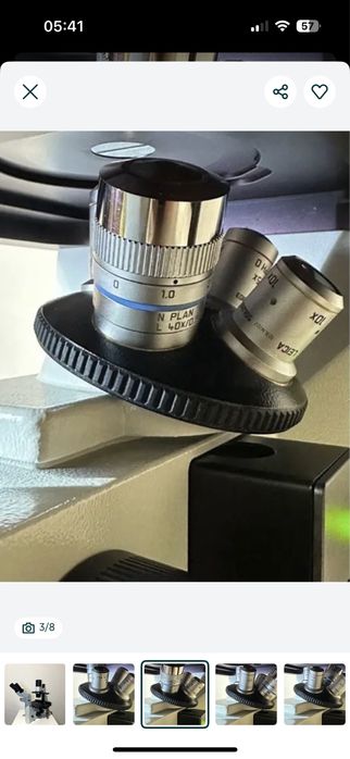 Mikroskop odwrócony Leica DM IL led