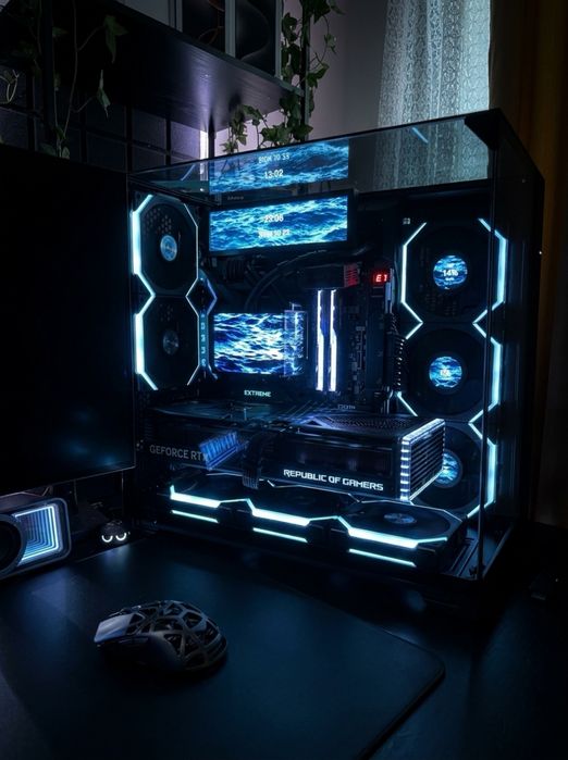 Премиальный игровой ПК | Ryzen 7 9800X3D + RTX 4080 ROG Strix | Crosshair X670E Extreme | Lian Li