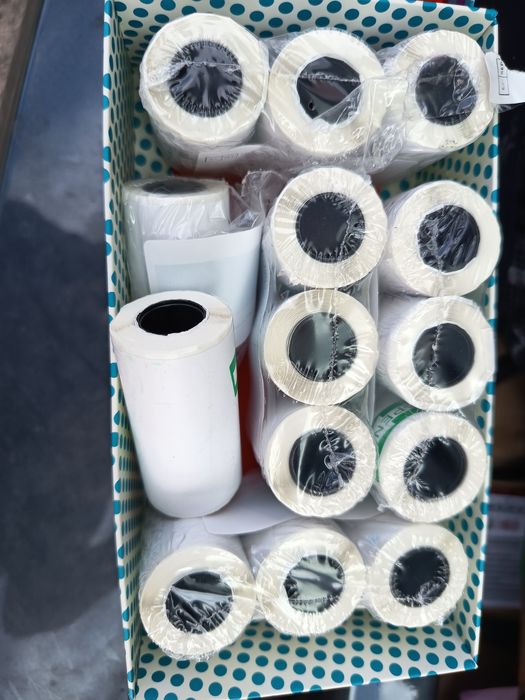 15 rolos térmicos autocol mini p impressoras térmicas. Último preço!!