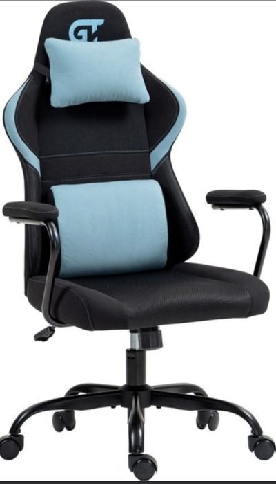 Крісло геймерське GT Racer X-2322 Fabric Black/Blue