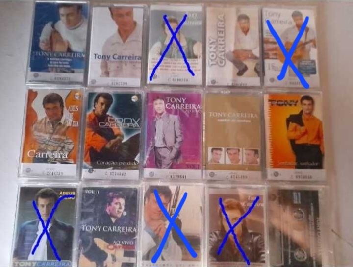 Cassetes / cds antiguidades