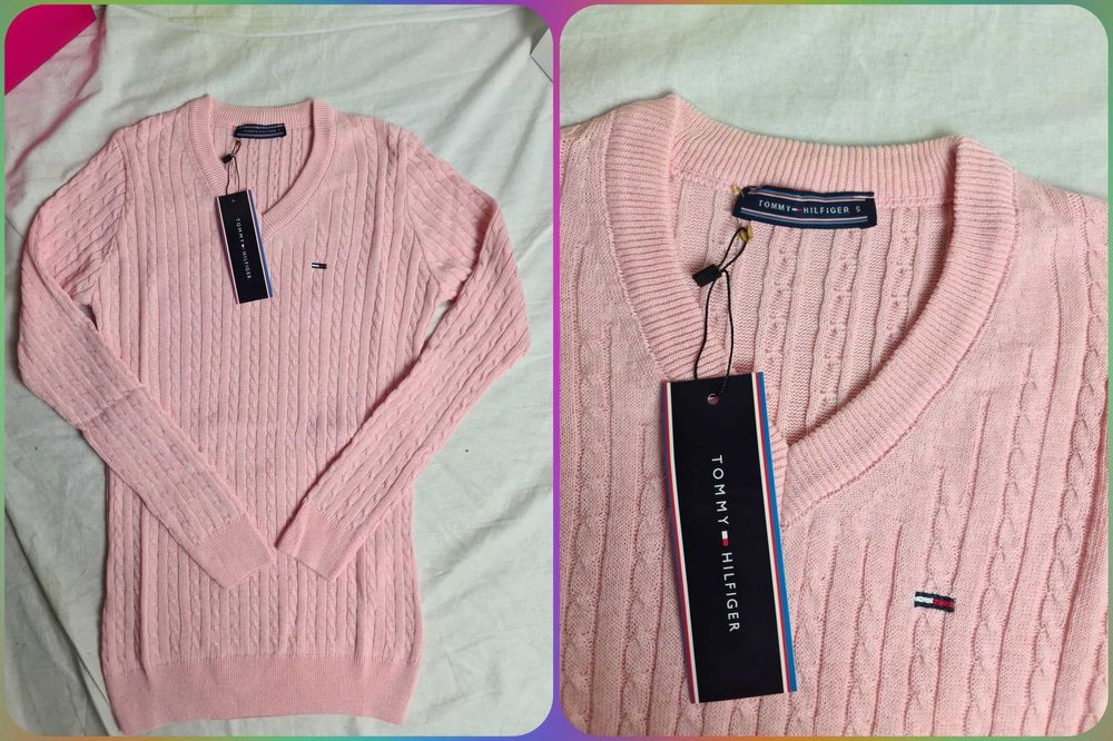 Sweter damski Ralph Lauren w serek Th premium