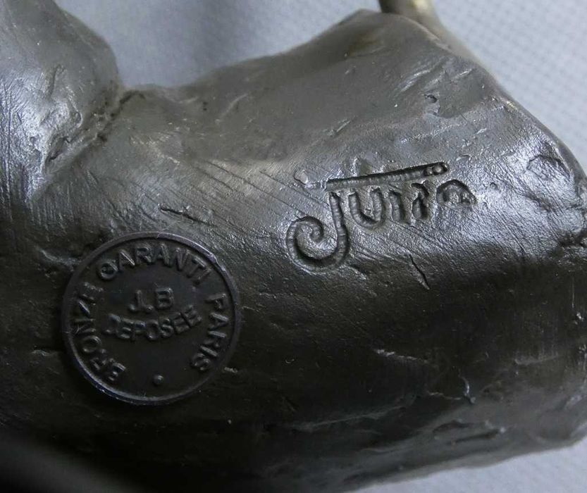 Figura Kobieta dłoni siedząca Akt rzeźba brąz marmur pieczęć 4kg