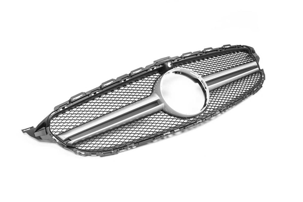 Передня решітка центральна Mercedes W205 AMG Silver