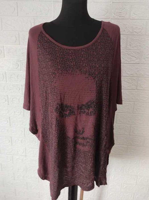 Bluzka oversize plus size rozmiar 44 cena 10 zł