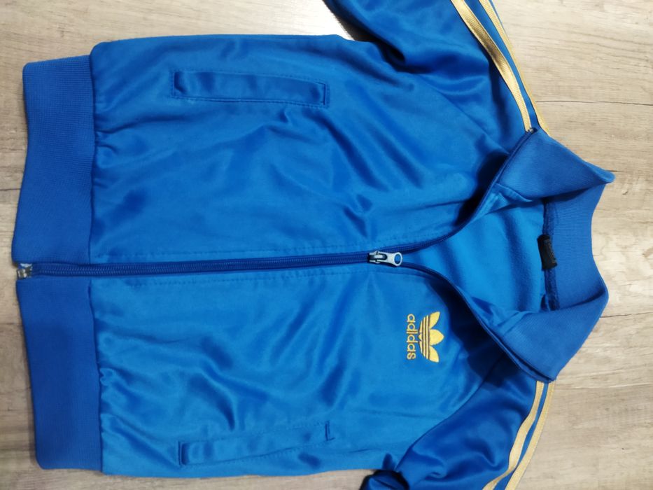 Niebieska bluza chłopięca Adidas