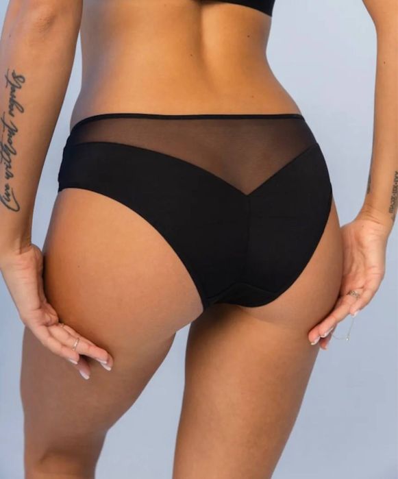 Базові класичні трусики сліп з сіточкою Acousma