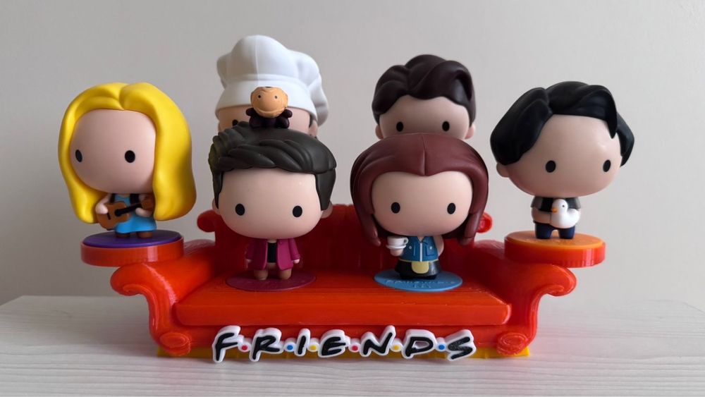 Диван підставка для колекції фігурок серіалу Friends