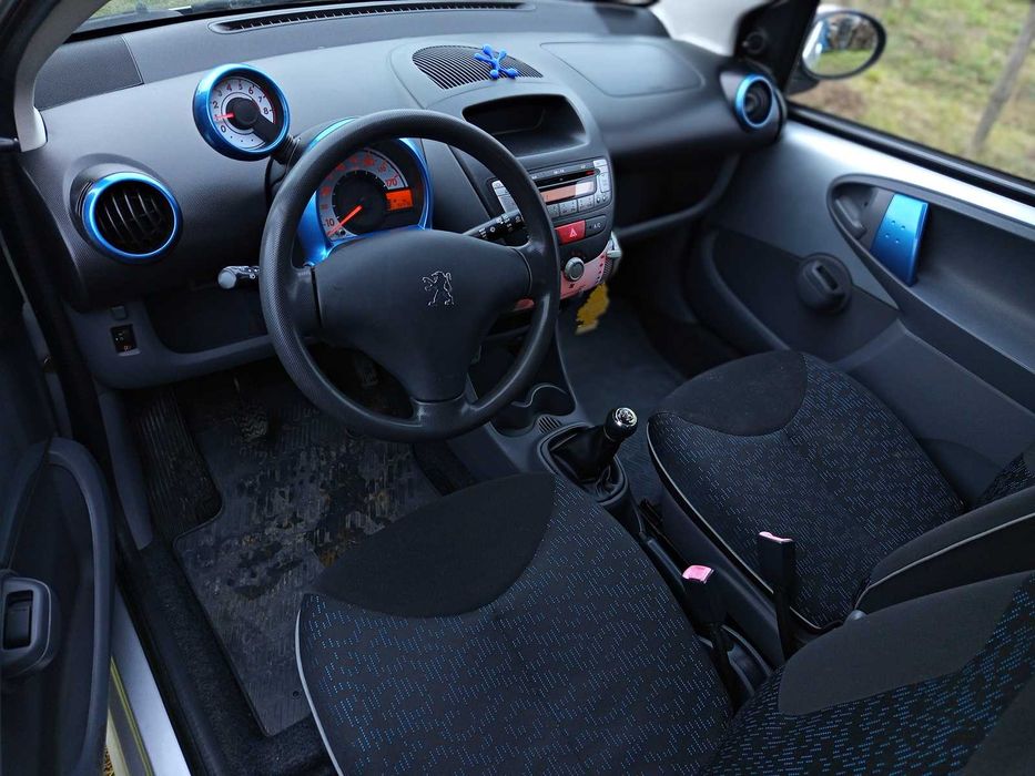 Peugeot 107 1.0benzyna, 2008r, Klimatyzacja, 96tys.km przebiegu