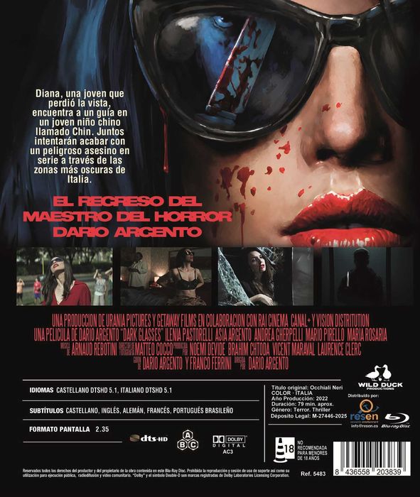 Dark Glasses/Óculos Escuros (Blu-Ray)-Legendado Brasileiro