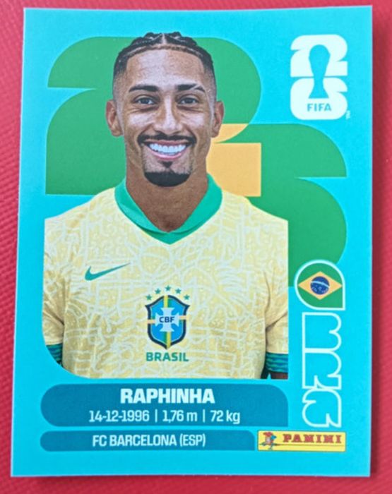 4x cromos WC 2026 ,Hakimi,Raphinha,Koundé e Györkeres