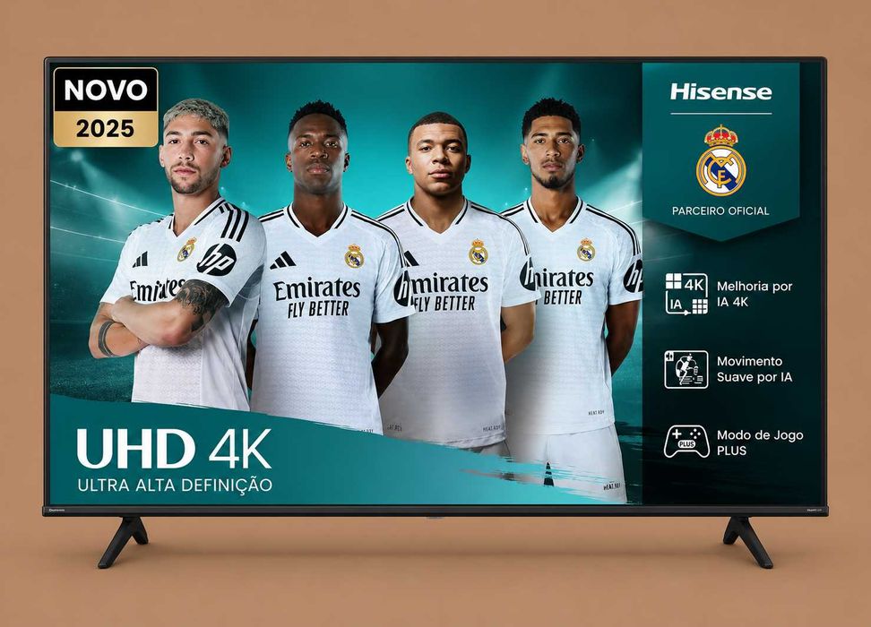 Hisense 65" 65A6Q 4K Smart TV – Nova | Dolby Vision | Garantia 3 Anos