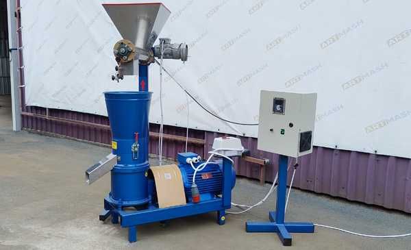 Гранулятор кормів 7,5 кВт + міні шнек + вода, новий із заводу