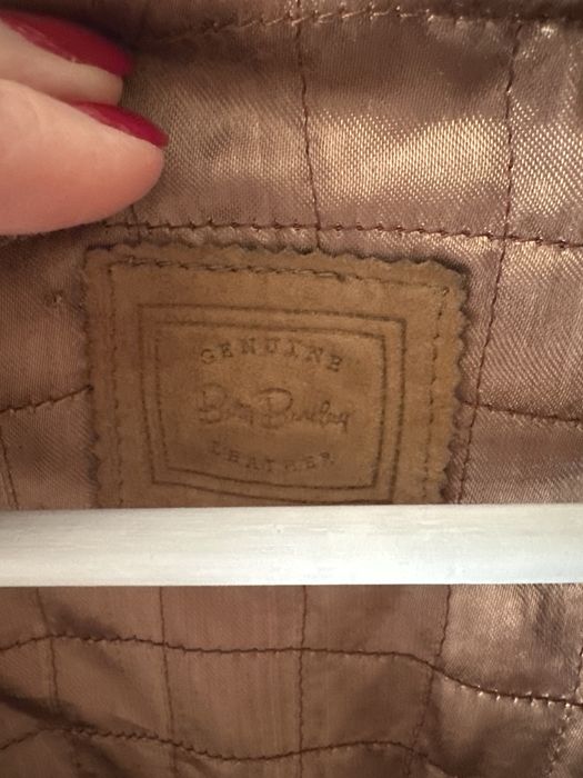 Zamszowa kurtka vintage skorzana 40