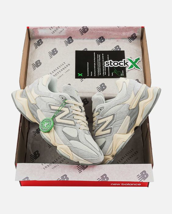 Женские кроссовки New Balance 9060 White&Grey. Размеры 36-40