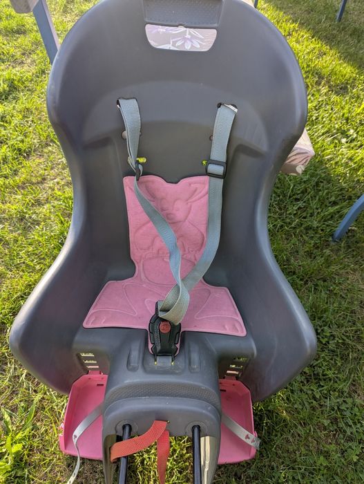 Polisport fotelik rowerowy różowy