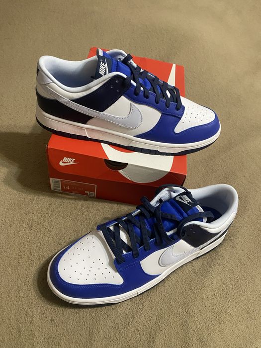 Кроссовки Nike Dunk Low 48 размер синие, air max,Jordan, air force 1 l