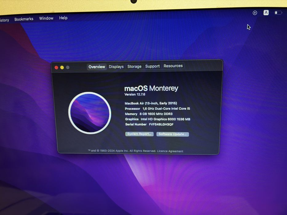 Apple MacBook Air 2015 8/256