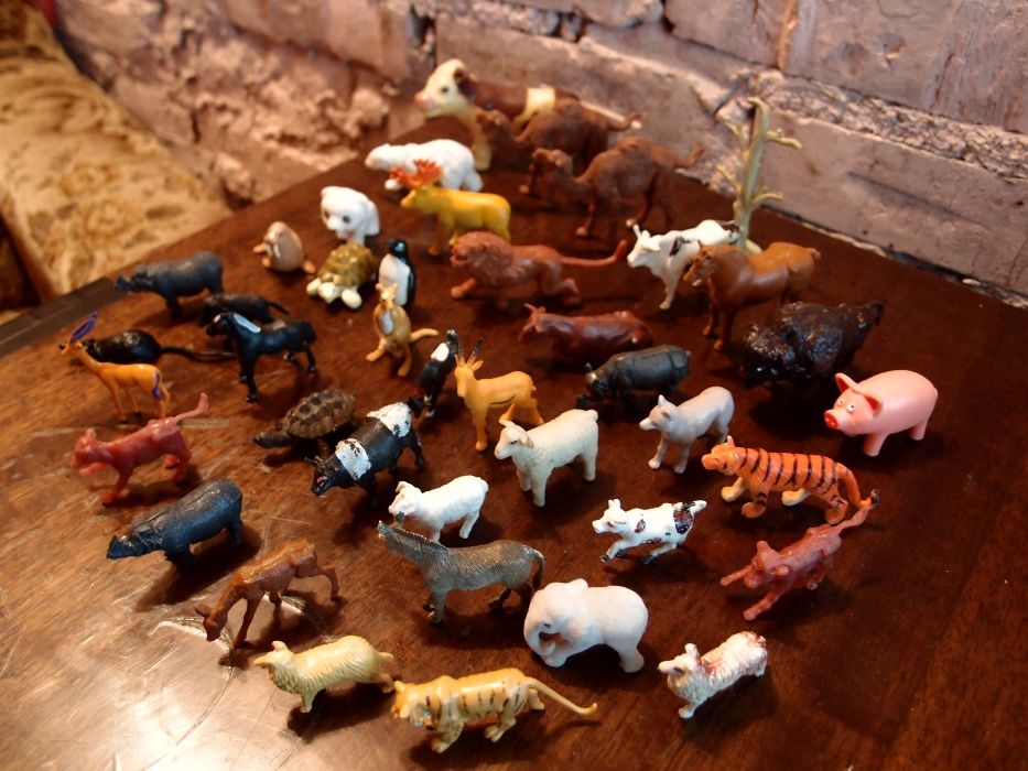 Zwierzęta zabawki zestaw 66 szt Łódź Widzew • OLX.pl