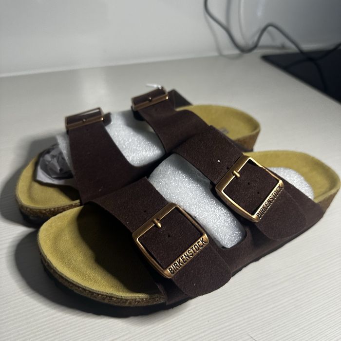 Birkenstock klapki zamszowe