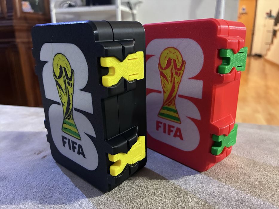 Caixa para guardar cromos Panini Mundial