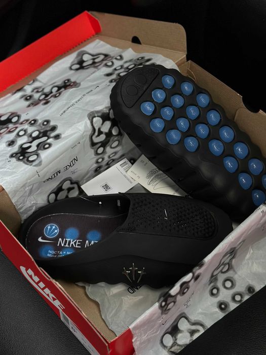 !SALE! Nike Mind 001 Slide x DRAKE’S NOCTA Black Blue 37 38 39 40 41 42 43 44 найк тапочки