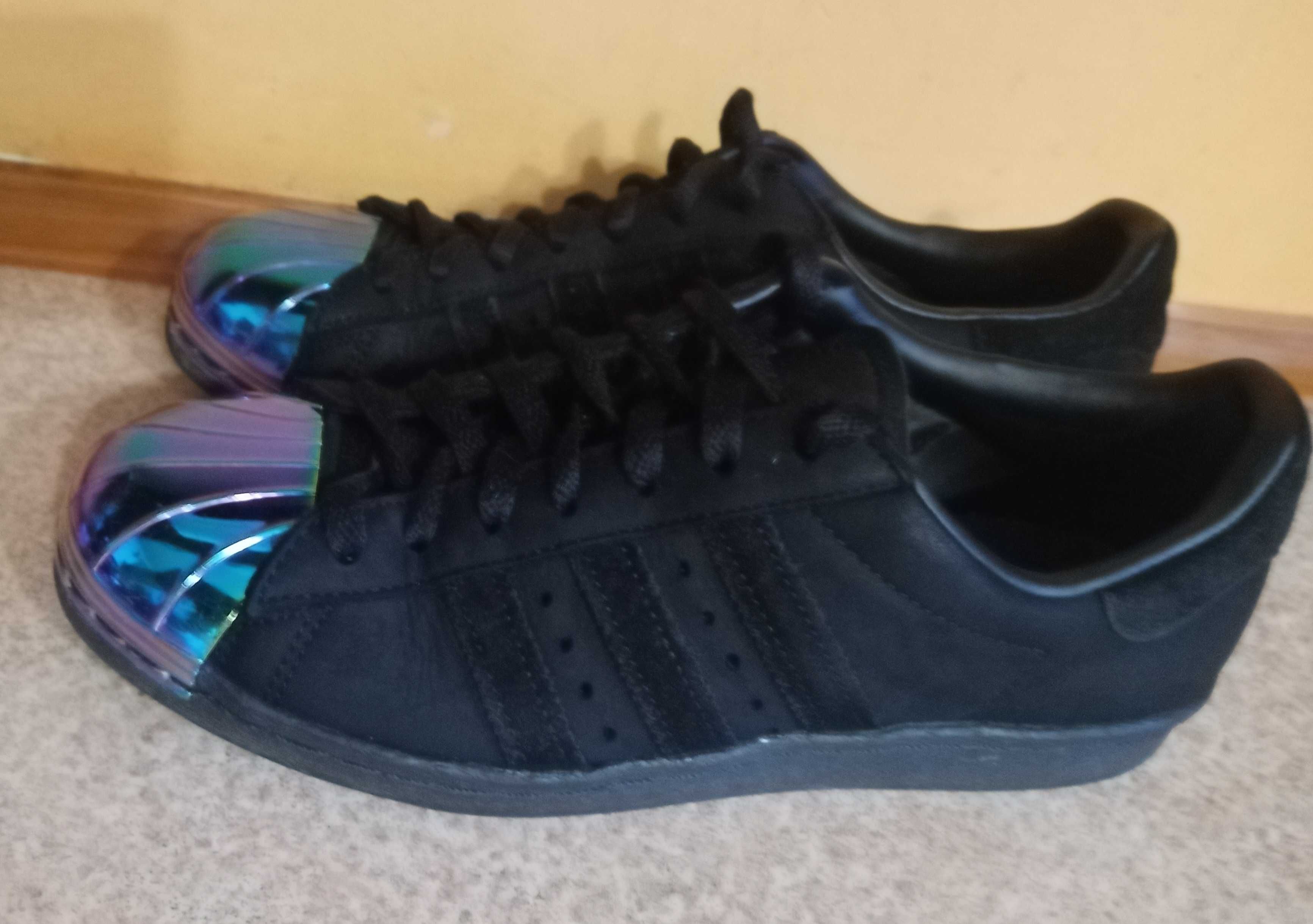Adidas superstar top hologram czarne
