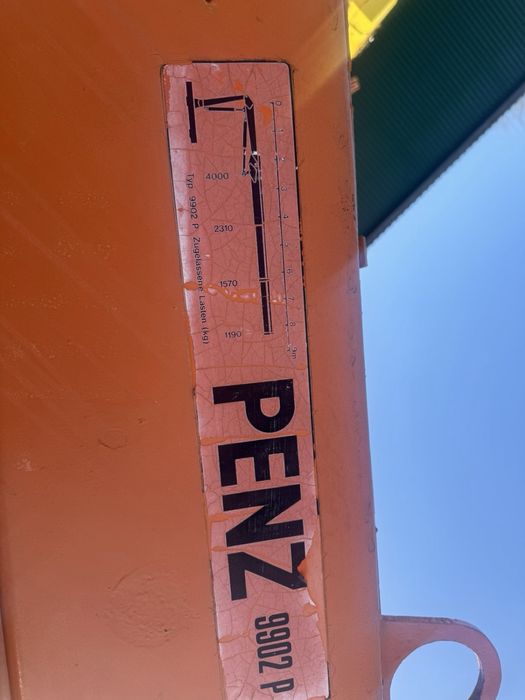 Лісовий Кран маніпулятор PENZ 9902 P (не Palfinger, Hiab)