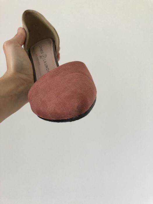Wysokie buty szpilki nude Chinese Laundry