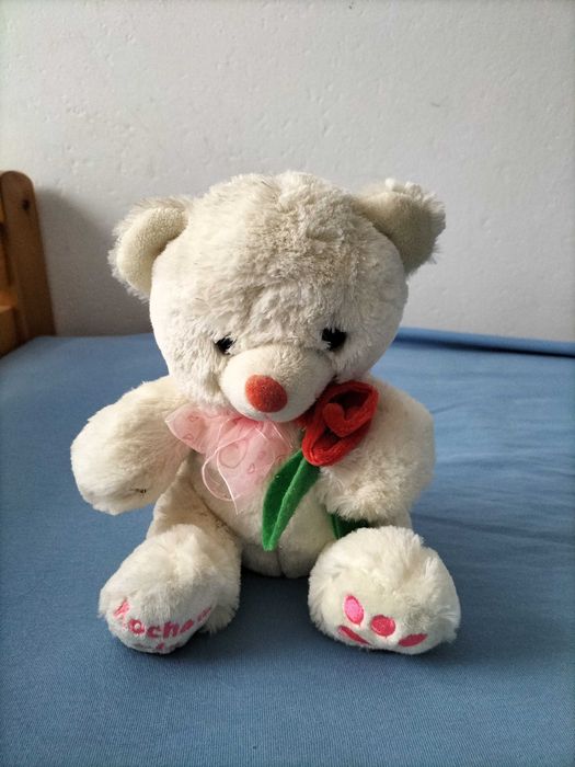 miś  pluszowy biały