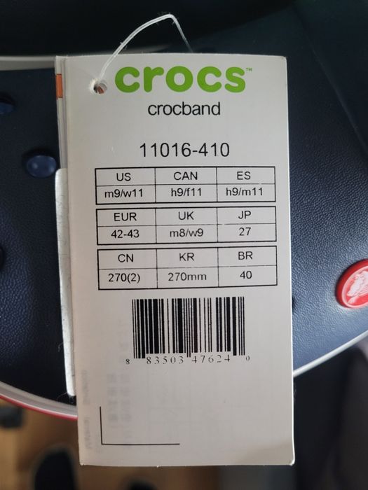 Crocsy 42-43 nowe z metką