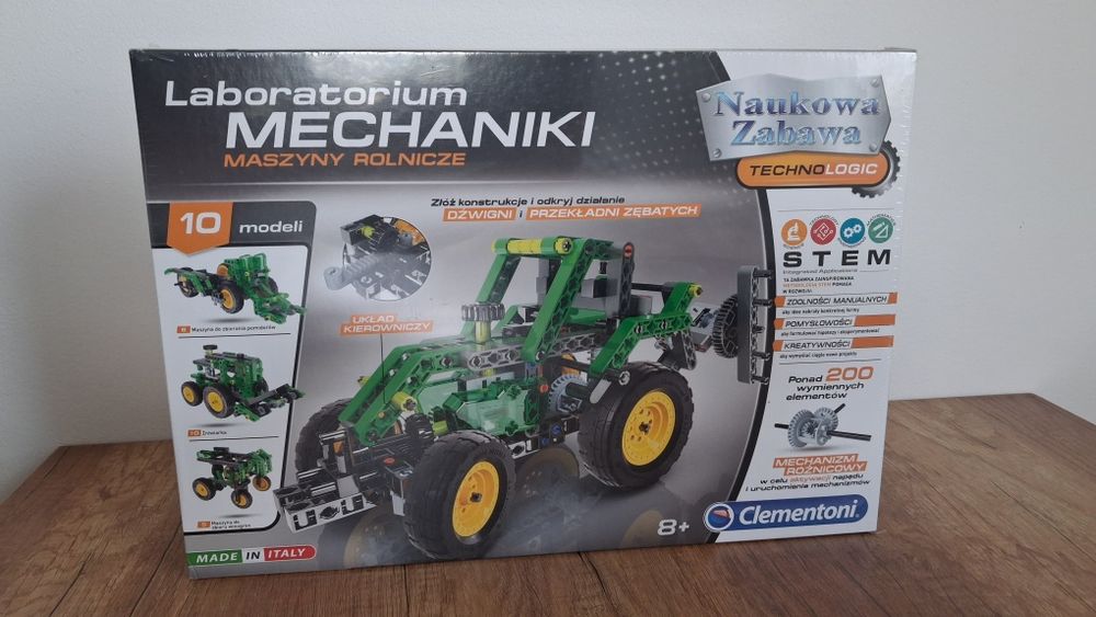 WYSYŁKA 1 zł. NOWE klocki 10 w 1  Clementi Maszyny Rolnicze