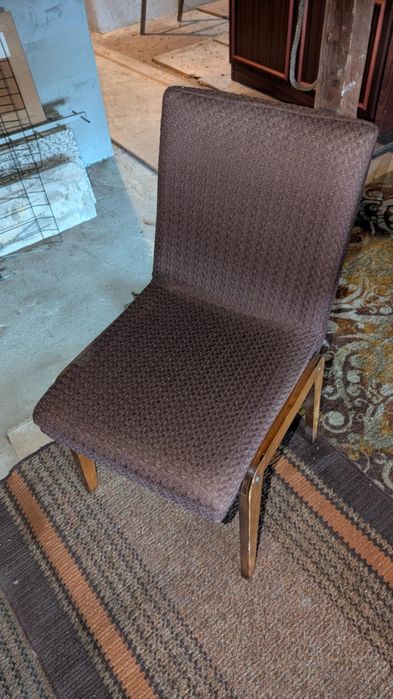 Foteliki krzesła tapicerowane, 6 sztuk