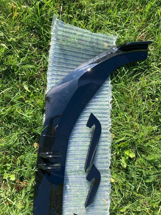 Передняя губа(сплитер) RS и S-Line бампер Audi A4 B9 LCI 2019-2022год.