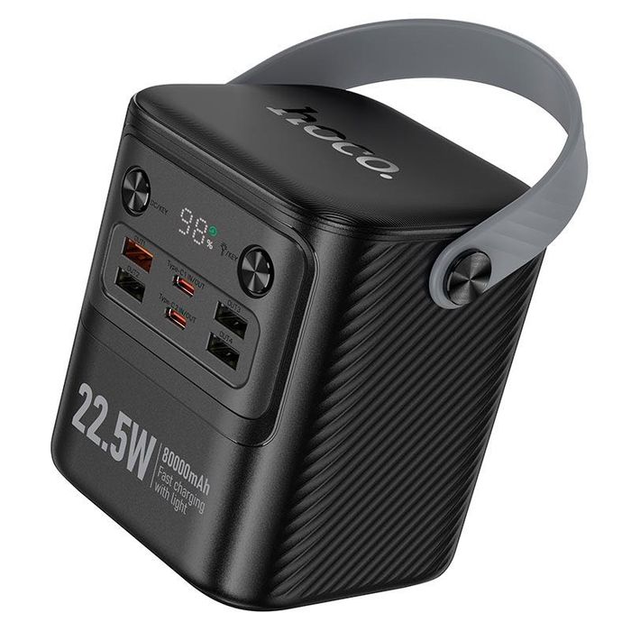 Повербанк HOCO J152 80000mAh 22.5W швидка зарядка ліхтар