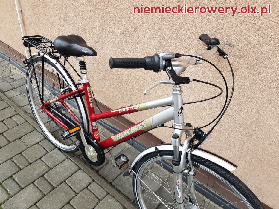 Rower damski miejski HERCULES koła 28 SHIMANO NEXUS aluminium WYSYŁKA