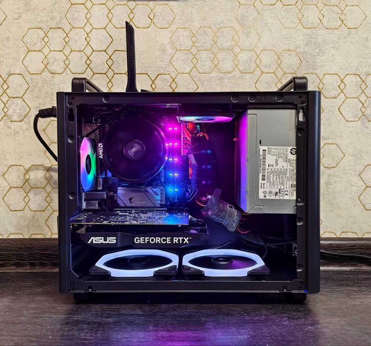 Ігровий ПК Ryzen 5 5500 RTX 3050 6GB 6|12 ядер 16 DDR4 AM4 Mini itx ПК компактних Розмірів