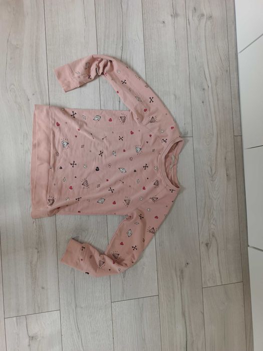 Bluza damska C&A clockhous XS S diamenty zgaszony róż piękna