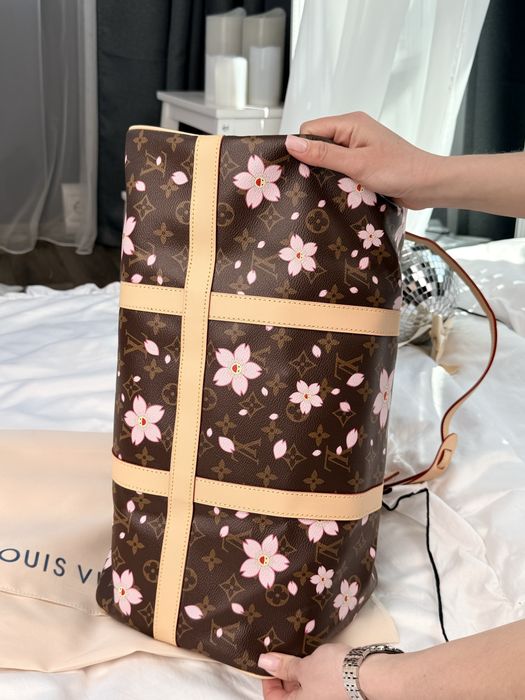 Сумка Louis Vuitton Keepall Bandoulière 45 Monogram Takashi Murakami