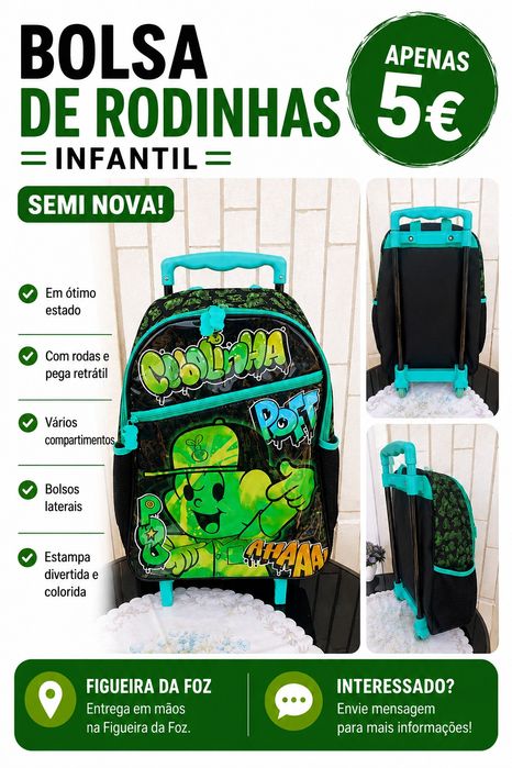 Mochila escolar colorida