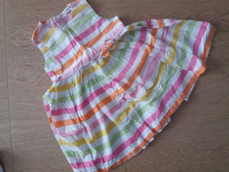 H&M sukienka dla dziewczynki r.74