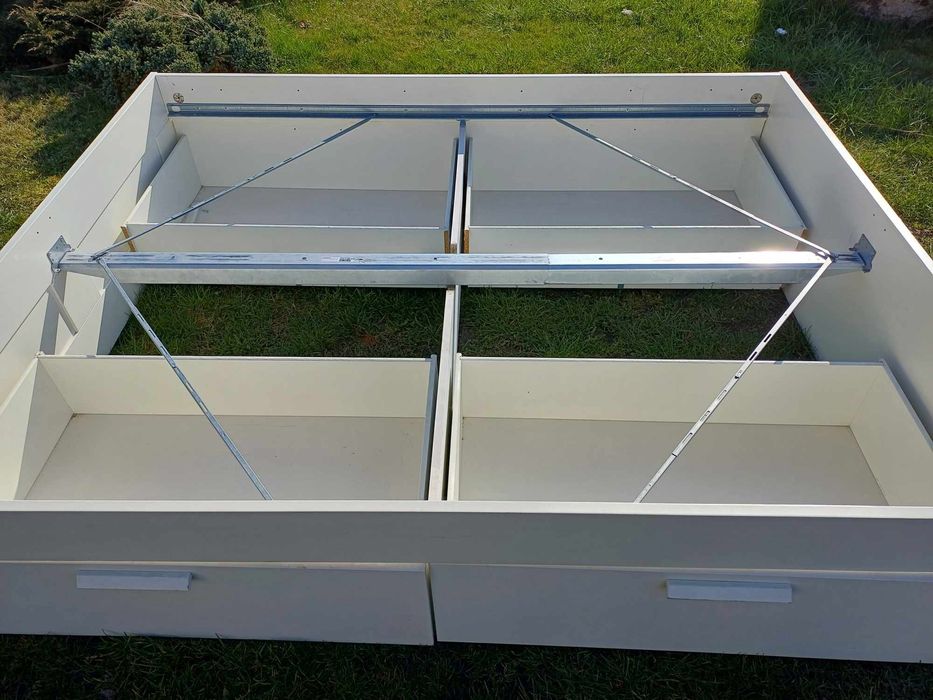 Łóżko sypialniane białe Ikea 160x200