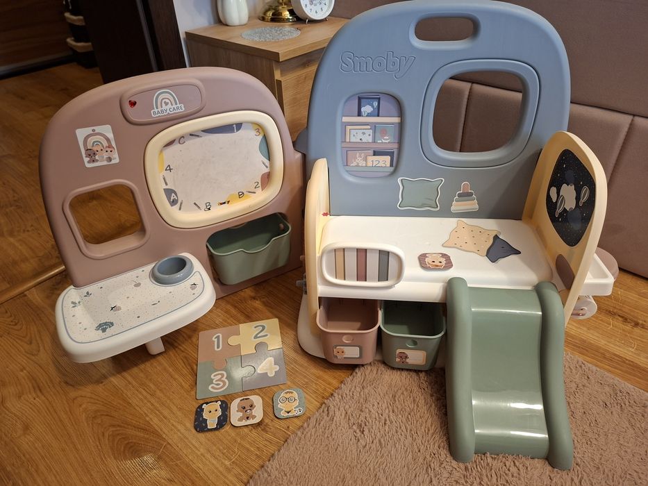 Smoby Baby Nurse Kącik Zabaw Dla Lalki + gratisy 3 lalki i krzesełko