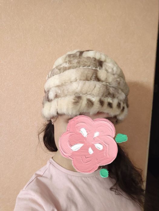 Шапка зимняя женская из натурального меха